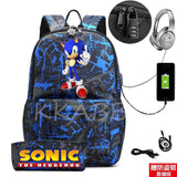 Teenage USB Lock Backpacks Anti-Theft Bags High School Leisure