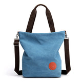 Women Canvas Handbags Female Large Capacity Vintage Crossbody Messenger Bag
