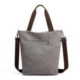 Women Canvas Handbags Female Large Capacity Vintage Crossbody Messenger Bag