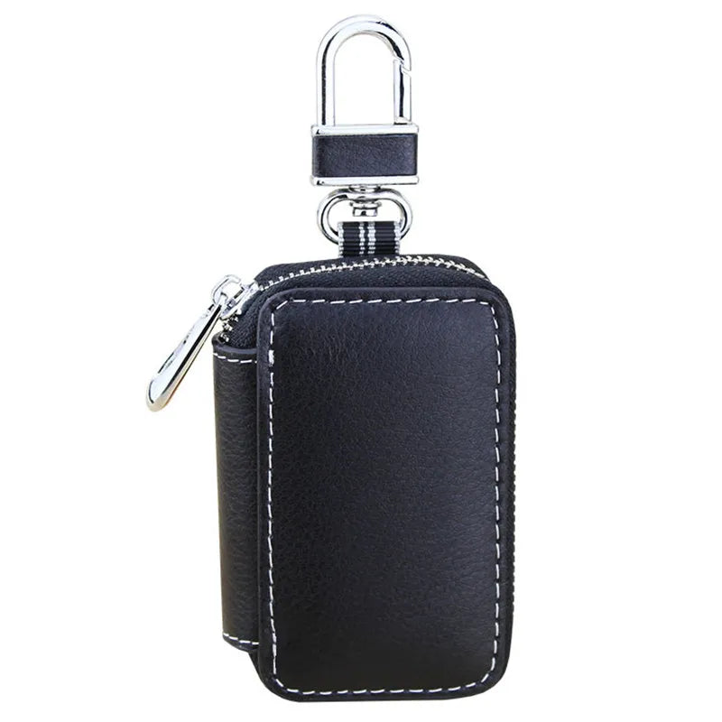 Unisex Leather Key Wallet Car Key Holder Keys Organizer Key Case Pouch