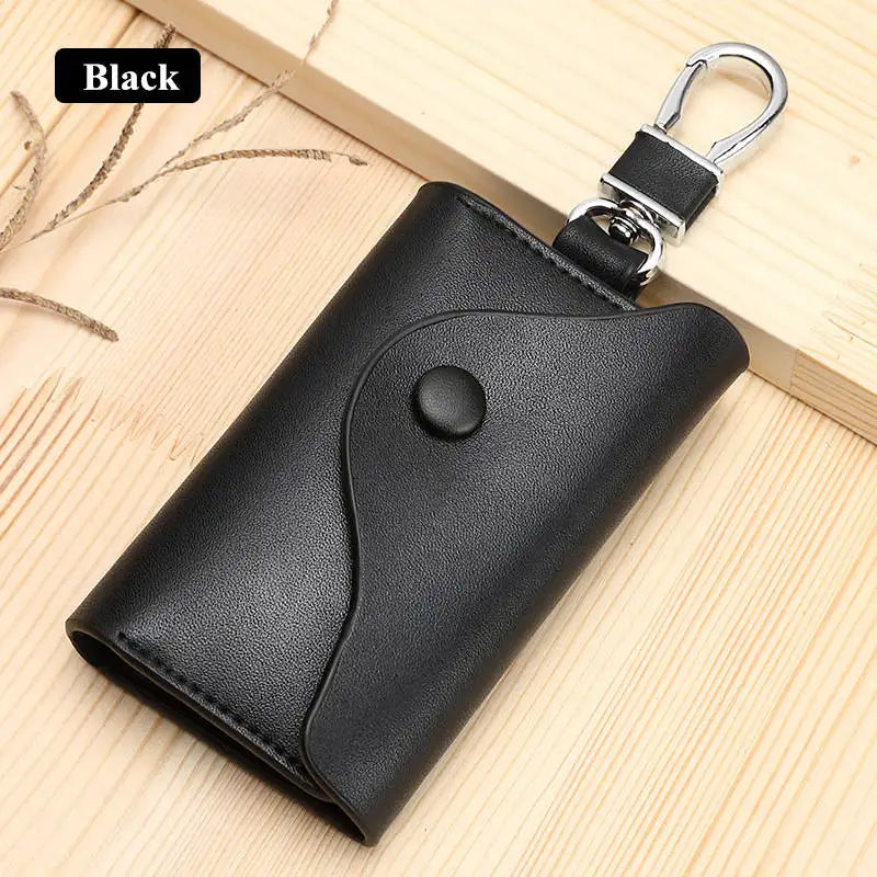 SOUTH GOOSE Leather Retro Key Holders Organizer Bag