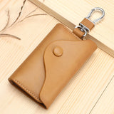 SOUTH GOOSE Leather Retro Key Holders Organizer Bag