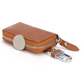 Leather Retro Car Key Holder Multifunctional Key Case Women Key Wallet