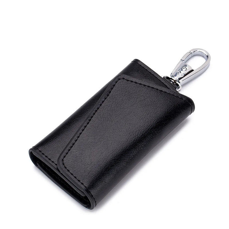 Vintage Leather Key Holders Men Women Business Housekeeper Key Case