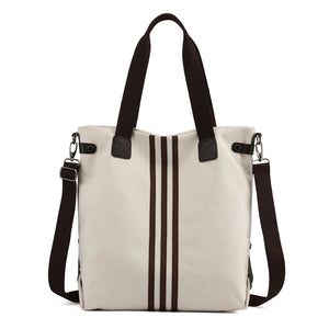 Large Capacity Women's Canvas Handbag Casual Shoulder Bag Vintage Crossbody