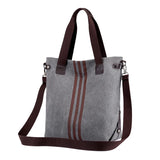 Large Capacity Women's Canvas Handbag Casual Shoulder Bag Vintage Crossbody