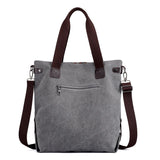 Large Capacity Women's Canvas Handbag Casual Shoulder Bag Vintage Crossbody