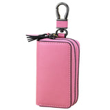 Double Zip Key Wallet Organizer for Men and Women