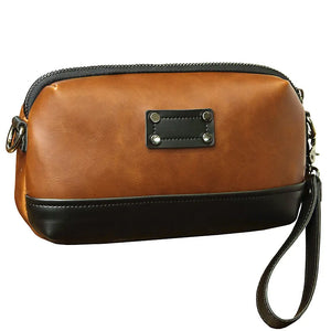 Men Wallet Long Zipper Clutch Handy Bag High PU Leather Purse