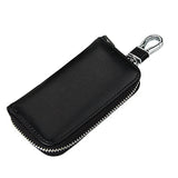 Leather Key Wallets Men & Women Car Key Holder Multi-function Organizer