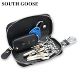 Leather Key Wallets Men & Women Car Key Holder Multi-function Organizer