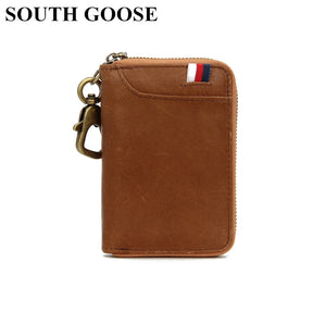 Leather Key Wallets Men keychain Car Key Case Multifunction Organizer Wallet