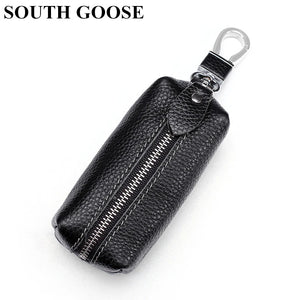 SOUTH GOOSE Leather Unisex Key Holders High Keys Organizer Men Retro Car Key Hol