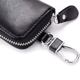 Leather Unisex Key Wallet Multifunction Keys Organizer Men Car Key Holders