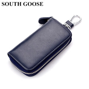 Leather Unisex Key Wallet Multifunction Keys Organizer Men Car Key Holders