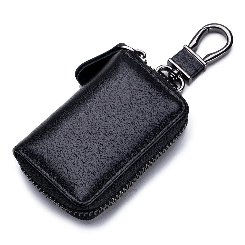 SOUTH GOOSE Leather Car Key Holder Organizer Smart Keychain