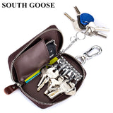 Leather Key Wallet Multi-Function Key Case Car Key Holder