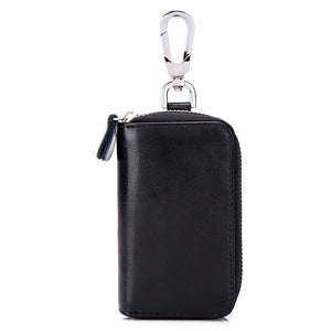 Leather Key Wallet Multi-Function Key Case Car Key Holder