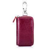 Leather Key Wallet Multi-Function Key Case Car Key Holder