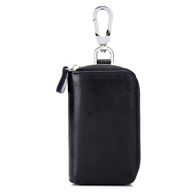 Leather Key Wallet Multi-Function Key Case Car Key Holder