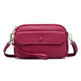 Leather Women Shoulder Bag Messenger Bag High Female Small Flap Bag