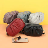 Women Leather Shoulder Bags Three Layers Zipper Messenger Bag