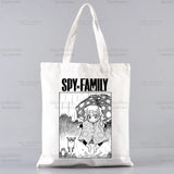 SPYFAMILY Japanese Anime Tote Harajuku Canvas Shoulder Bag Female
