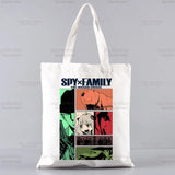 SPYFAMILY Japanese Anime Tote Harajuku Canvas Shoulder Bag Female
