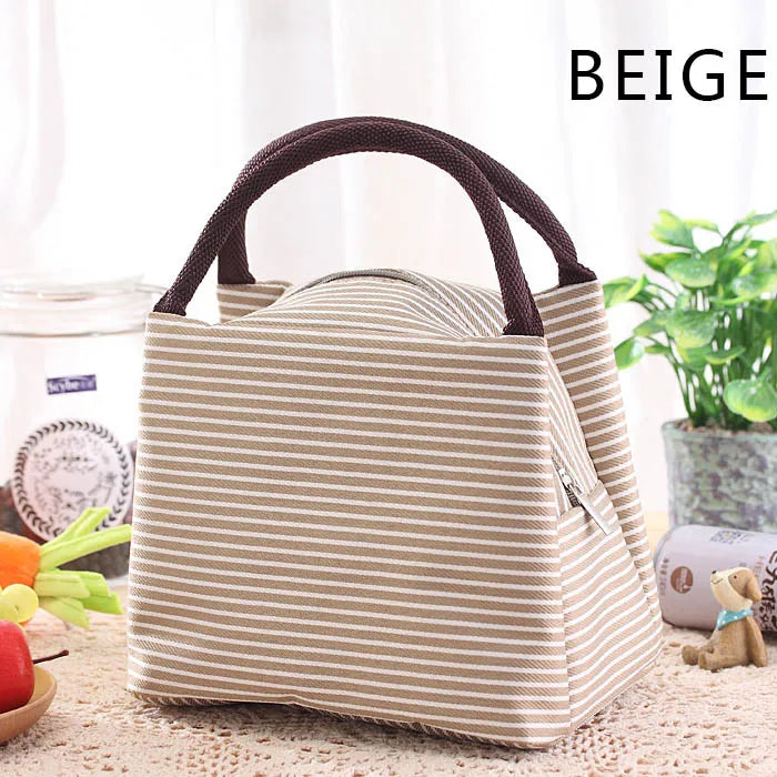 SUN EIGHT Fresh Food Bag Breakfast Bag Handbag Keep Warm Lunchbag