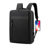 SUUTOOP Nylon Laptop Backpack USB Charging Travel Schoolbag