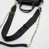 Square Chain Messenger Bag Textured Crossbody Shoulder Bag