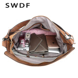Women Shoulder Bag Large Tote Bags PU Leather Ladies Crossbody Messenger Bag