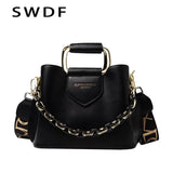 Women's PU Leather Crossbody Bags Short Handle Shoulder Purses Handbag