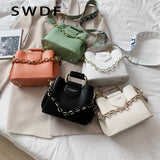 Women's PU Leather Crossbody Bags Short Handle Shoulder Purses Handbag