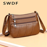 Women Messenger Bag Crossbody Shoulder Handbag Flap Purse