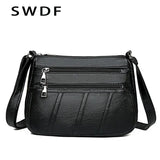 Women Messenger Bag Crossbody Shoulder Handbag Flap Purse