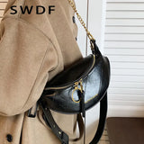 Leather Waist Belt Bag Women Crossbody Chest Purse Fanny Pack