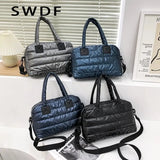 Casual Nylon Shoulder Bag Women Handbag Quilted Totes Large Capacity