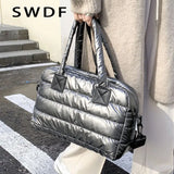 Casual Nylon Shoulder Bag Women Handbag Quilted Totes Large Capacity