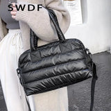 Casual Nylon Shoulder Bag Women Handbag Quilted Totes Large Capacity