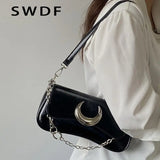 Chian Leather Shoulder Bags for Women Side Bag Crossbody Handbags and Purses