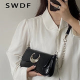 Chian Leather Shoulder Bags for Women Side Bag Crossbody Handbags and Purses