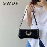 Chian Leather Shoulder Bags for Women Side Bag Crossbody Handbags and Purses