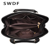 Embroidery Messenger Bag Women Leather Handbag