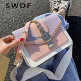Chain Lady Sling Bag PU Leather Crossbody Shoulder Messenger Bag