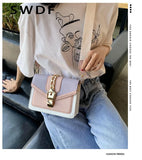 Chain Lady Sling Bag PU Leather Crossbody Shoulder Messenger Bag