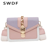 Chain Lady Sling Bag PU Leather Crossbody Shoulder Messenger Bag