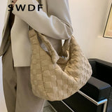 Winter Women's Shoulder Bag High Capacity Crossbody Tote