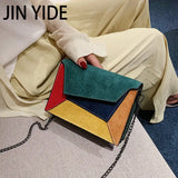 Leather Patchwork Women Messenger Bag Shoulder Bag