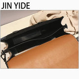 Leather Patchwork Women Messenger Bag Shoulder Bag